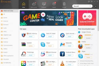 browse app store on pc